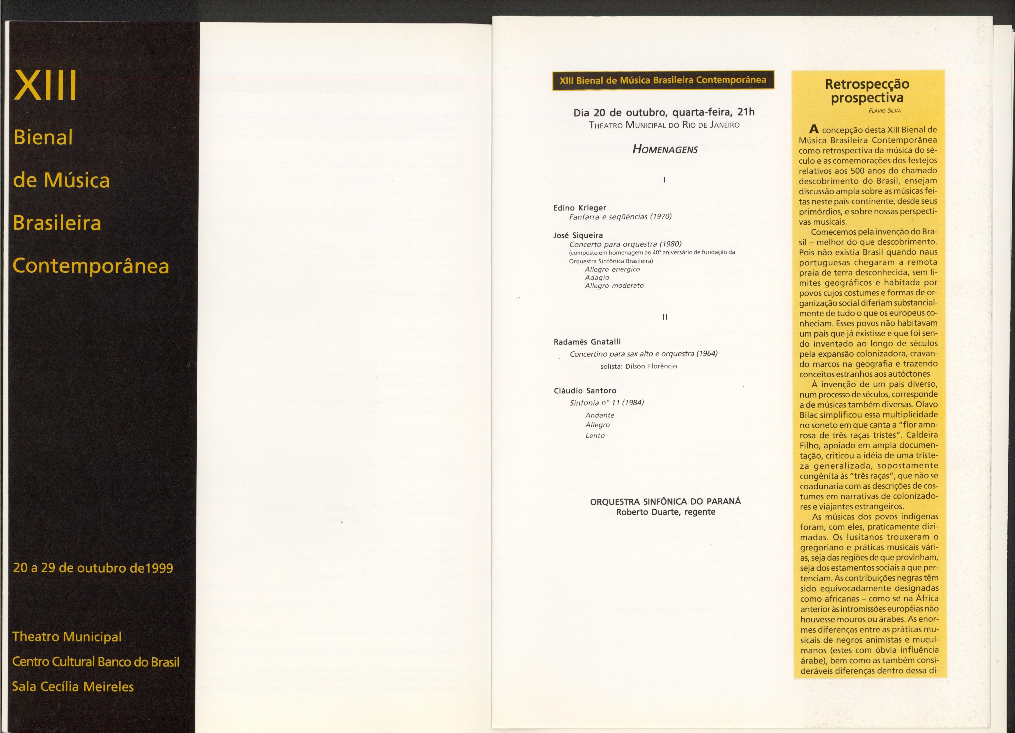 XIII Bienal de Msica Brasileira Contempornea